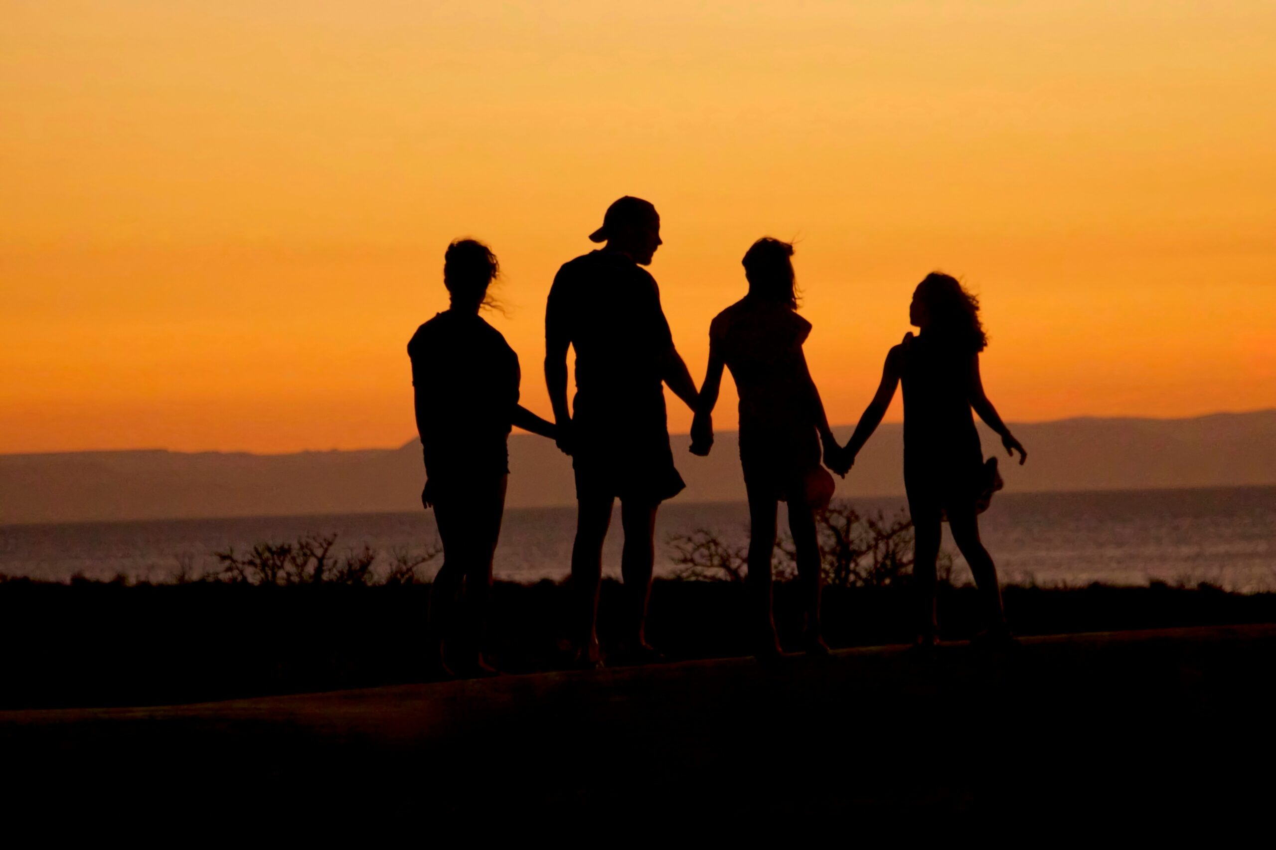 Family sunset